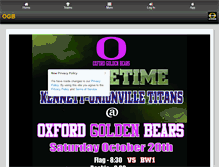 Tablet Screenshot of oxfordgoldenbears.org